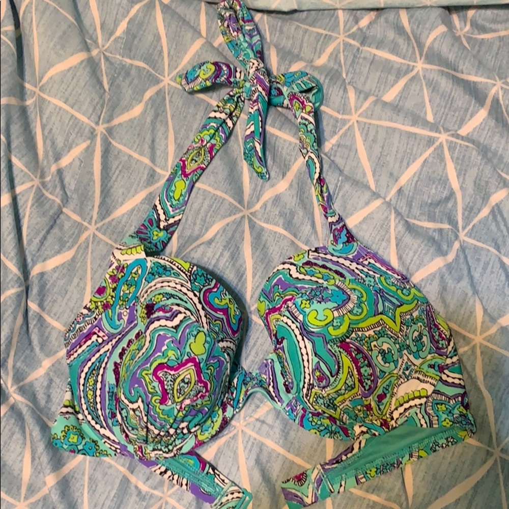 Paisley bathing suit top